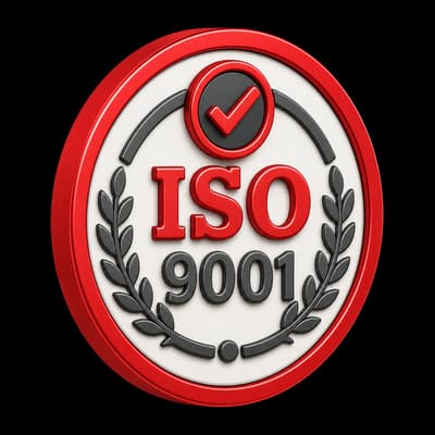 Selo de gestão da qualidade ISO 9001